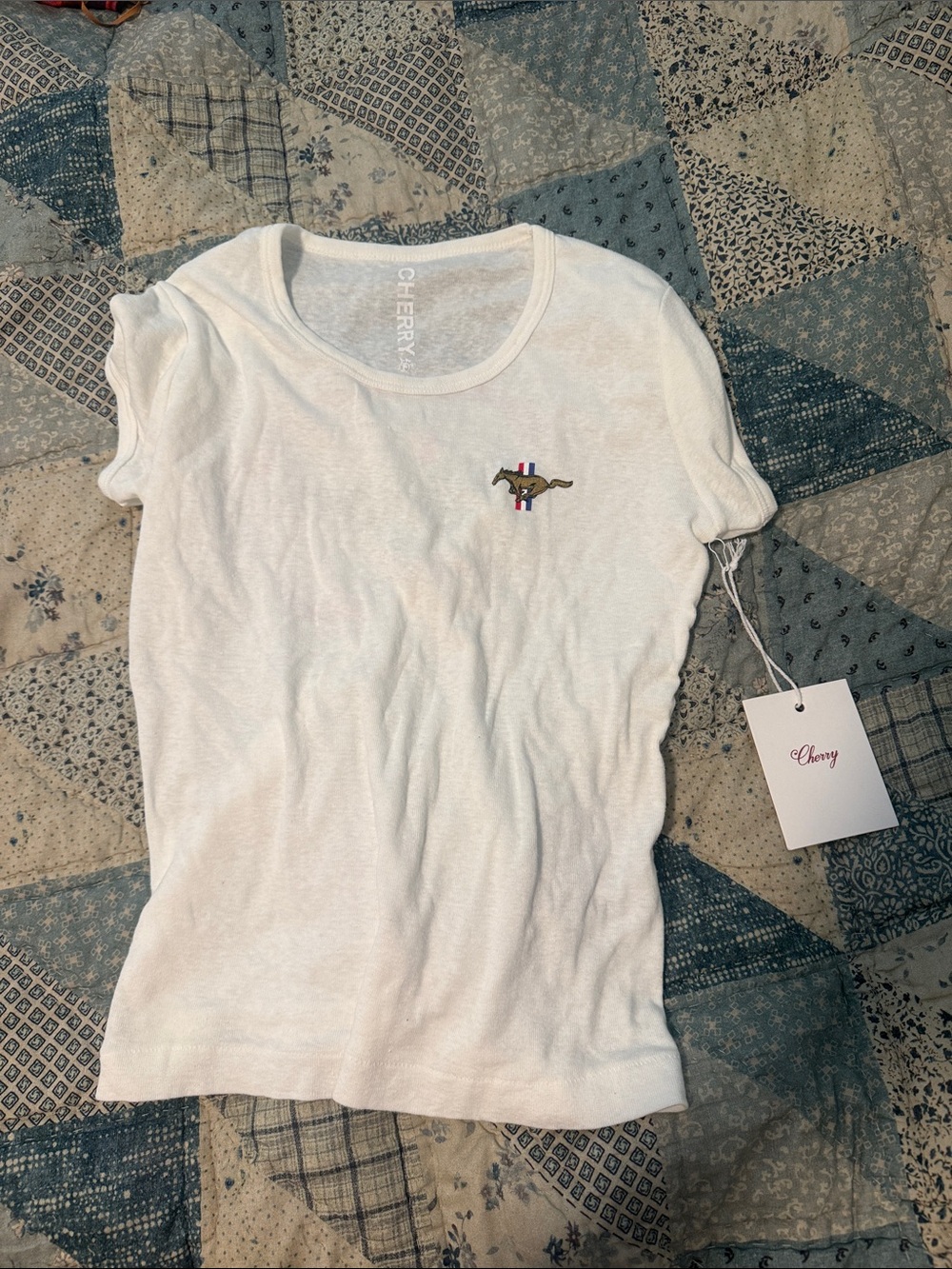 Cherry LA White Motor Series Shirt